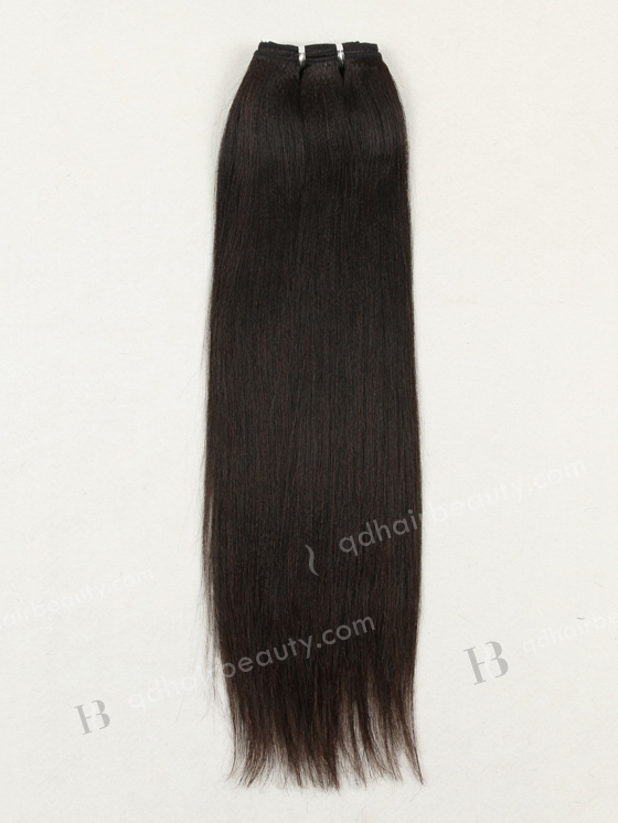 In Stock Chinese Virgin Hair 18" Light Yaki Natural Color Machine Weft SM-737